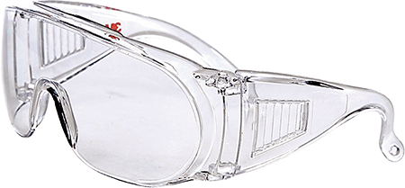 [AP8160] AP8160 - Occhiali Visitor lente policarbonato incolore