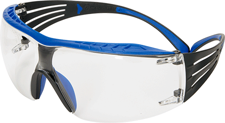 [AP8222] AP8222 - Occhiali SecureFit 400X montatura blu/grigia lente PC incolore
