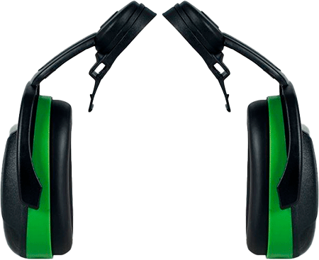 [APEK205] APEK205 - cuffie antirumore colore VERDE per elmetti Kask SNR:25