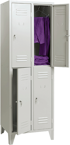 [ARB1134] ARB1134 - armadio per spogliatoi con 4 ante sovrapposte