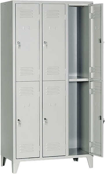 [ARB1136] ARB1136 - armadio per spogliatoi con 6 ante sovrapposte