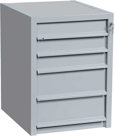[ARBC52] ARBC52 - cassetiera da appoggio con 5 cassetti per tavoli da lavoro