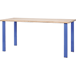 [ARBT42] ARBT42 - tavolo da lavoro piano in legno senza piano inferiore cm 150x88 h