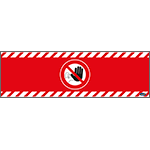 [BAN150P802] BAN150P802 - Banner divieto accesso 150 x 45