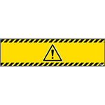 [BAN180W001] BAN180W001 - Banner pericolo generico 180x45