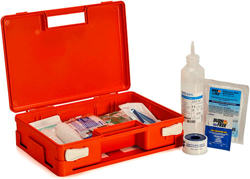 [BRV303] BRV303 - valigia con supporto contenuto per interventi su ustioni