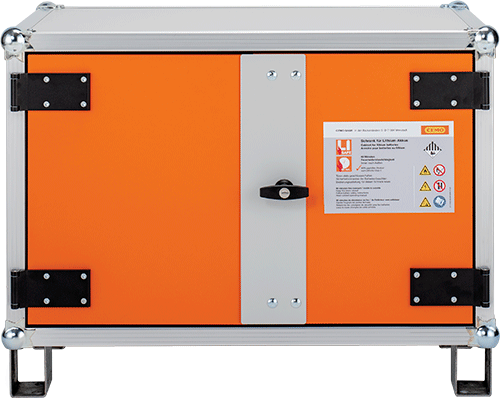 [CE11891] CE11891 - Armadio per stoccaggio batterie al litio 8/5 con piedini