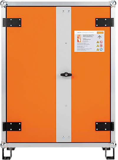 [CE11898] CE11898 - Armadio per stoccaggio batterie al litio 8/10 con piedini
