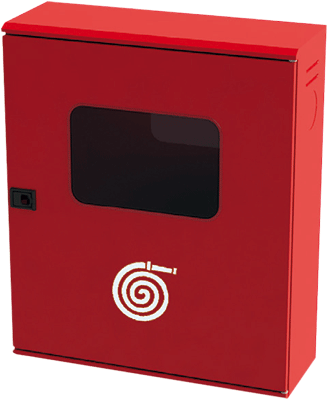 [CMN71] CMN71 - cassetta vuota per esterno UTAH in acciaio verniciato rosso