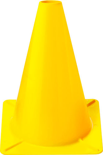 [CO86] CO86 - Cono segnale polietilene giallo