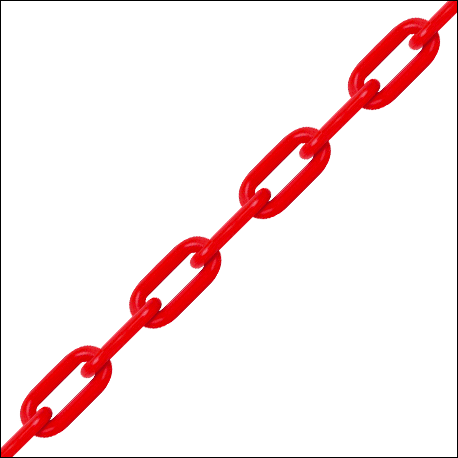 [CP1053] CP1053 - Catena plastica colore rosso