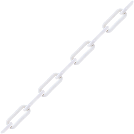 [CP106] CP106 - Catena plastica colore bianco rosso