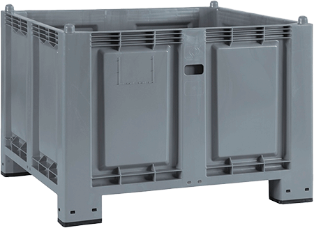 [CPL4551] CPL4551 - Cargopallet grigio senza ruote senza portello con 4 piedi