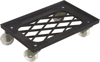 [CPLC268] CPLC268 - carrello 4 ruote per contenitori multiuso 620x420x170