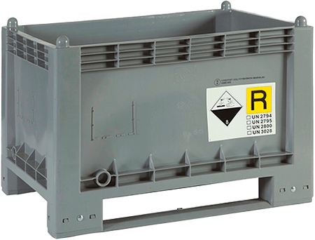 [CPST162] CPST162 - cargopallet ADR x batterie esauste portata Kg 300