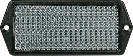 [CT21W] CT21W - Catadiottro retroriflettente 128x67 mm colore bianco