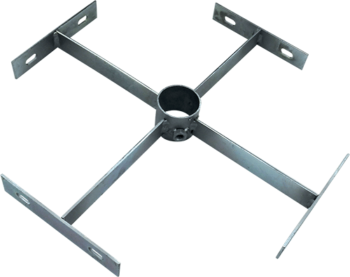 [CUEKIT48] CUEKIT48 - kit staffe x palo mm48+ bulloni x montaggio 4 tabelle scat.non incluse