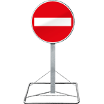 [CVGLR6047N] CVGLR6047N - Cavalletto richiudibile con disco da 60 CL 1 "Fig.047 C.d.S."