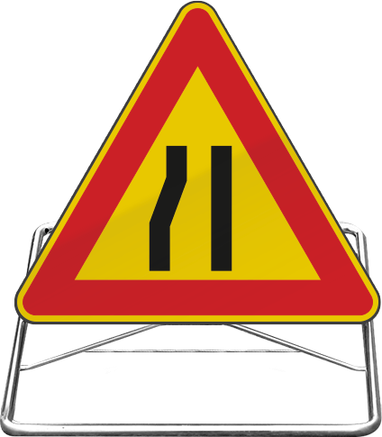 [CVGLR8385] CVGLR8385 - Cavalletto richiudibile con triangolo da 60 CL 1 "fig. 385 C.d.S."