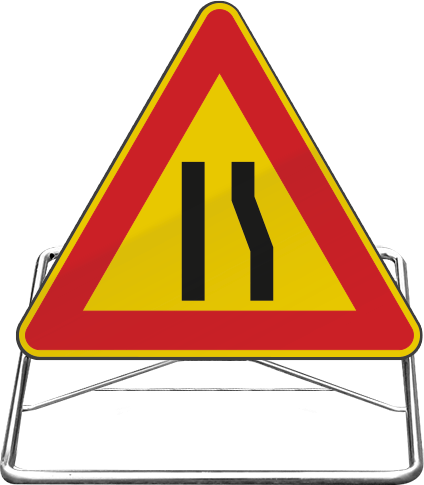 [CVGLR8386] CVGLR8386 - Cavalletto richiudibile con triangolo da 60 CL 1 "fig. 386 C.d.S."