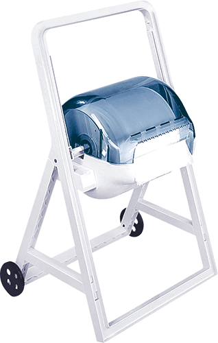 [DCC0638] DCC0638 - portabobine in ABS con ruote e coperchio HACCP