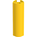 [DFX10400] DFX10400 - paracolpi angolare 400mm x gambe 75-99mm