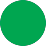 [DMD09G] DMD09G - confezione 20 dischi adesivi SAFE IN in PVC diametro 90 mm col.VERDE