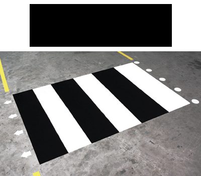 [DMP300N] DMP300N - striscia PVC NERO dim.300mmx1m x composizione attraversamento pedonale