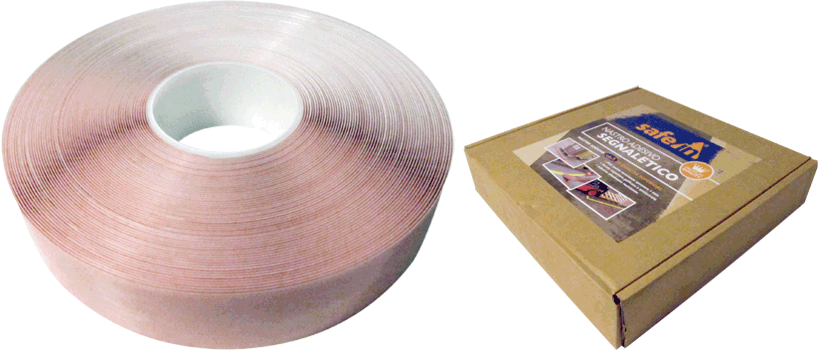 [DMS50W] DMS50W - nastro adesivo SAFE IN in PVC qualita' PREMIUM col.BIANCO h 5 cm x 30m