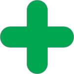 [DMX3G] DMX3G - conf.10 delimitatori ades.pallet a X SAFE IN dim.300x300mm col.VERDE