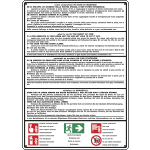 [E10210KS] E10210KS - Etichetta adesiva norme comportamento ALBERGHI EN ISO 7070