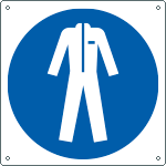 [E1361KS] E1361KS - Etichetta adesiva obbligo indumenti protettivi EN ISO 7010