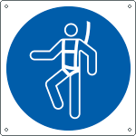 [E1379KS] E1379KS - Etichetta adesiva obbligo usare cintura sicurezza EN ISO 7010