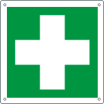 [E15101K] E15101K - Cartello emergenza primo soccorso solo simbolo EN ISO 7010