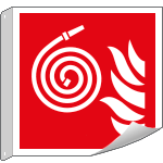 [E15106BFLX] E15106BFLX - Cartello bifacciale flessibile solo simbolo Idrante