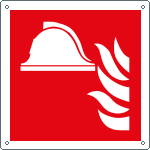 [E15111X] E15111X - Cartello attrezzature antincendio solo simbolo EN ISO 7010