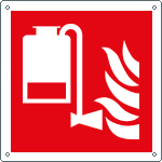 [E15501X] E15501X - Cartello antincendio gruppo portatile antincendio EN ISO 7010 F010