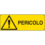 [E1709K] E1709K - Cartello pericolo EN ISO 7010