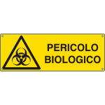 [E17117KS] E17117KS - Etichetta adesiva pericolo biologico EN ISO 7010