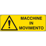[E1773KS] E1773KS - Etichetta adesiva macchine in movimento EN ISO 7010