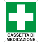 [E20113W] E20113W - Cartello cassetta di medicazione UNI ISO 7010