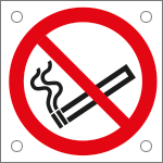 [E49701M] E49701M - Cartello bordo macchina divieto fumo EN ISO 7010