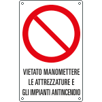 [E630001KS] E630001KS - Etichetta adesiva vietato manomettere le attrezzature EN ISO 7010