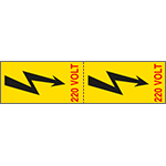 [E91511A] E91511A - foglio n. 2 etic.aut."zagaglia+220 VOLT"