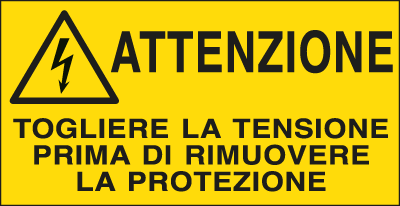 [E91560C] E91560C - foglio da 16 etichette autoadesive Togliere la tensione...EN ISO 7010