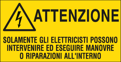 [E91570C] E91570C - foglio da 16 etichette autoadesive Solam.gli elettricist..EN ISO 7010