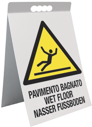 [ECAP1762X] ECAP1762X - cavalletto PVC pavimento baganato 3 lingue